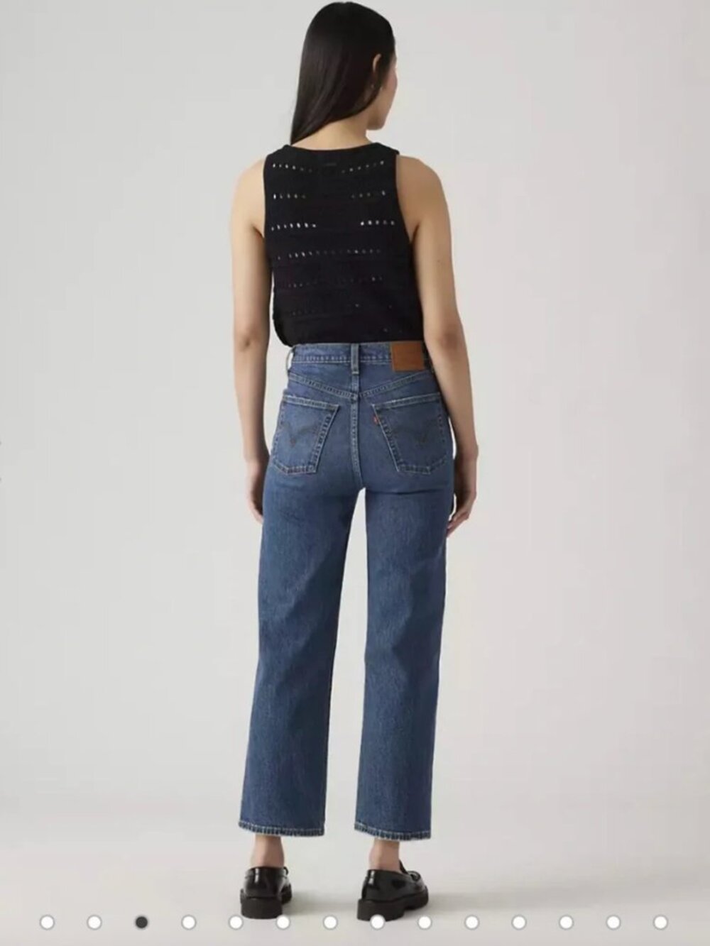 Levis Ribcage Straight Ankle Jeans Size 29